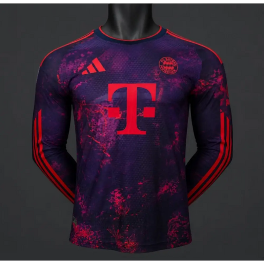 Maillot Bayern Munich Third  2026/2027 Version joueur manches longues