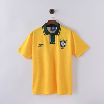Maillot Bresil Retro Vintage 1991-1993 Domicile Homme