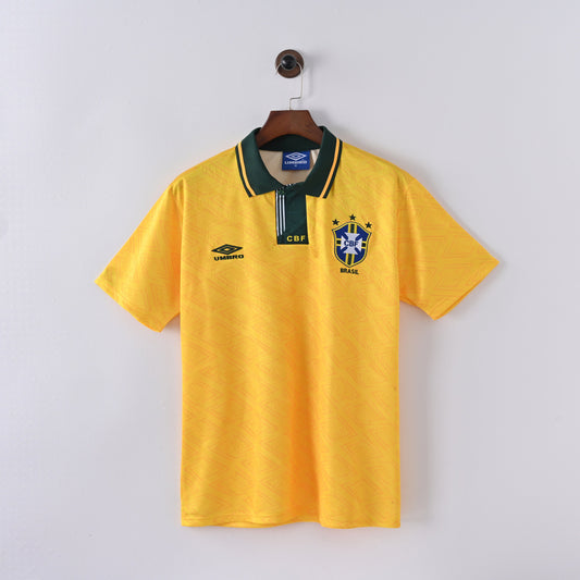 Maillot Bresil Retro Vintage 1991-1993 Domicile Homme