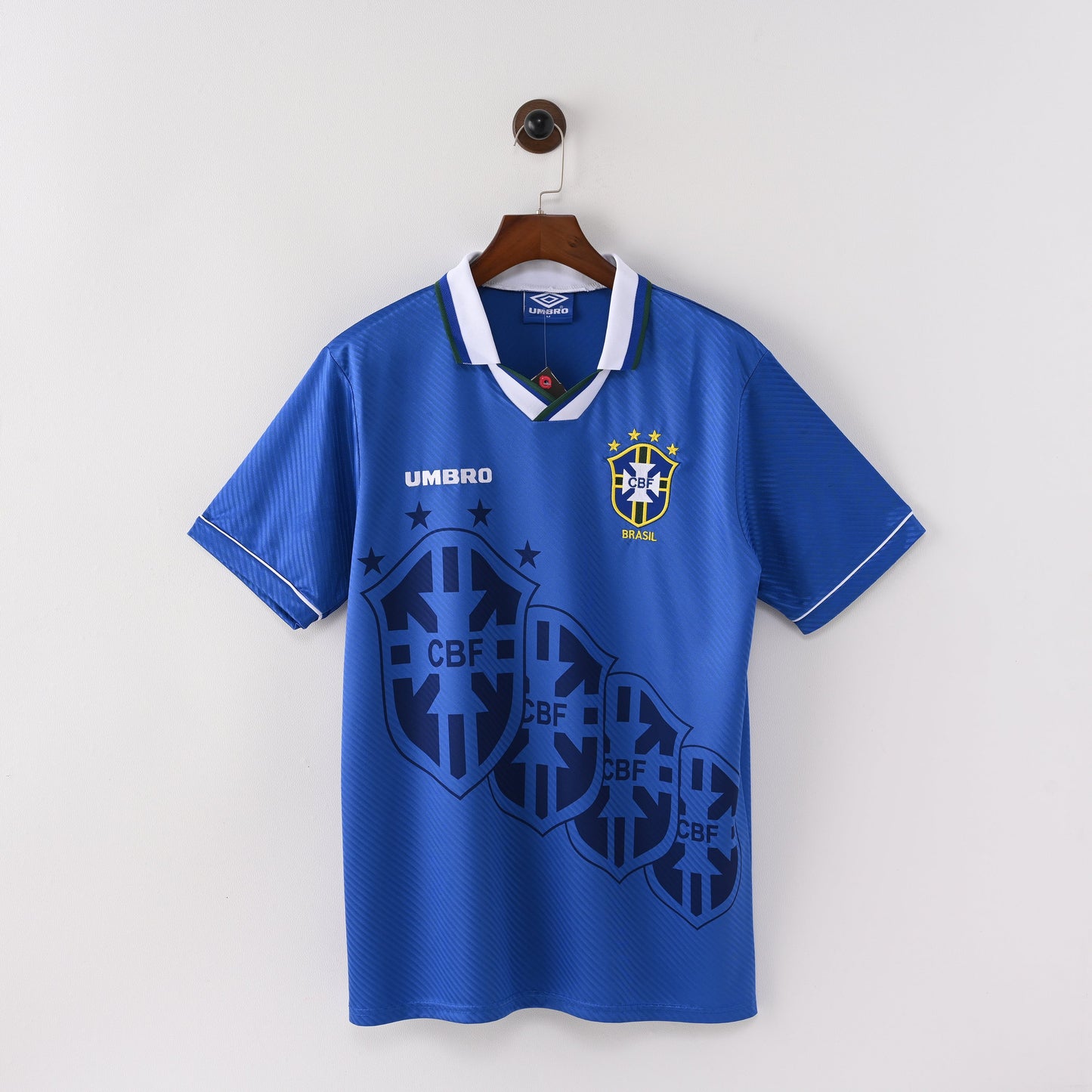 Maillot Bresil Retro Vintage 1995-1997 4 Etoile Exterieur Homme