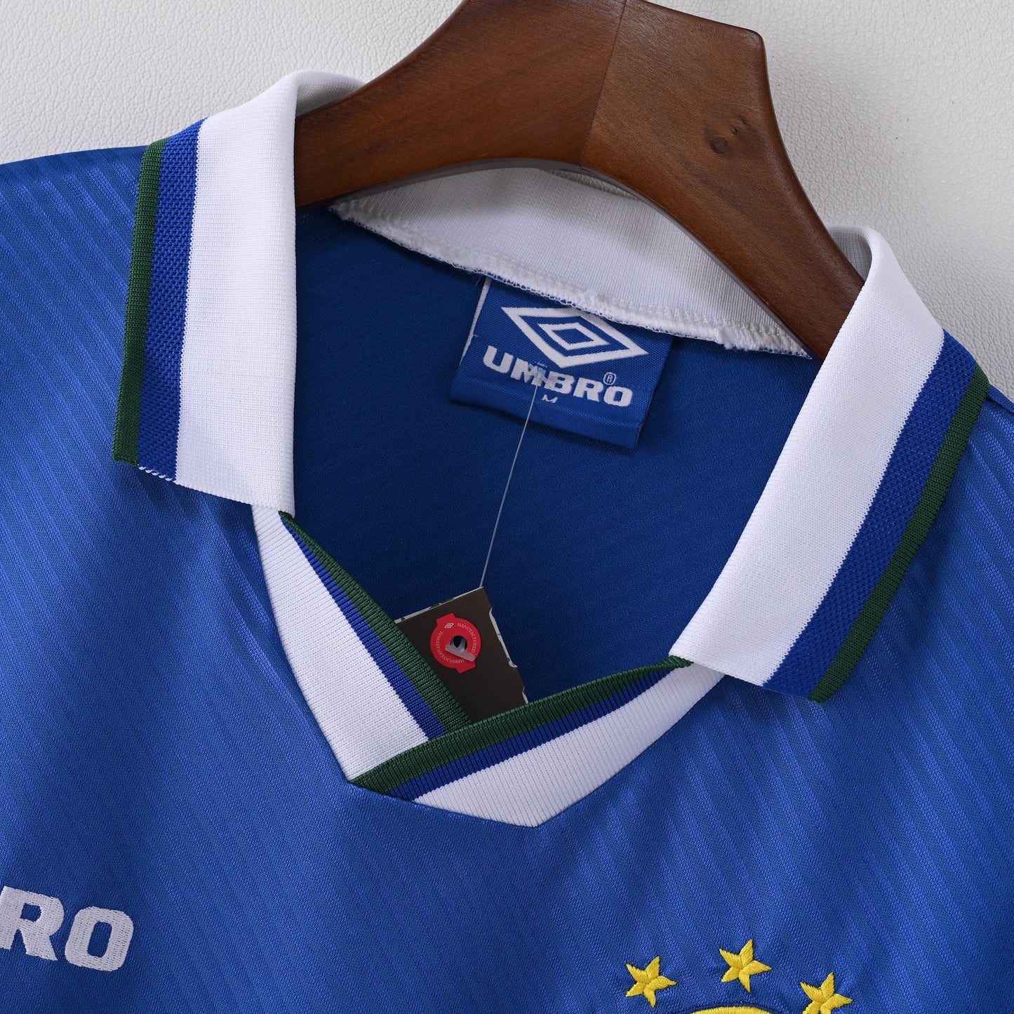 Maillot Bresil Retro Vintage 1995-1997 4 Etoile Exterieur Homme