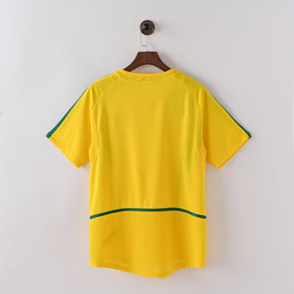 Maillot Bresil Retro Vintage 2002 Domicile Homme