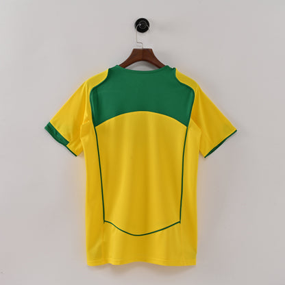 Maillot Bresil Retro Vintage 2004 Domicile Homme