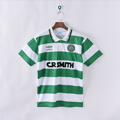 Maillot Celtic FC Retro Vintage 1989-1991 Domicile Homme