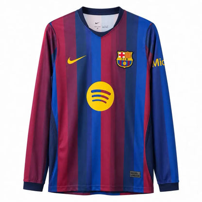 Maillot FC Barcelone Domicile Manches longues 2026/2027