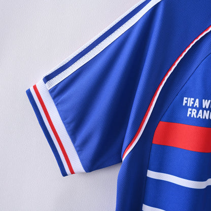 Maillot France Retro Vintage 1998 Domicile Homme