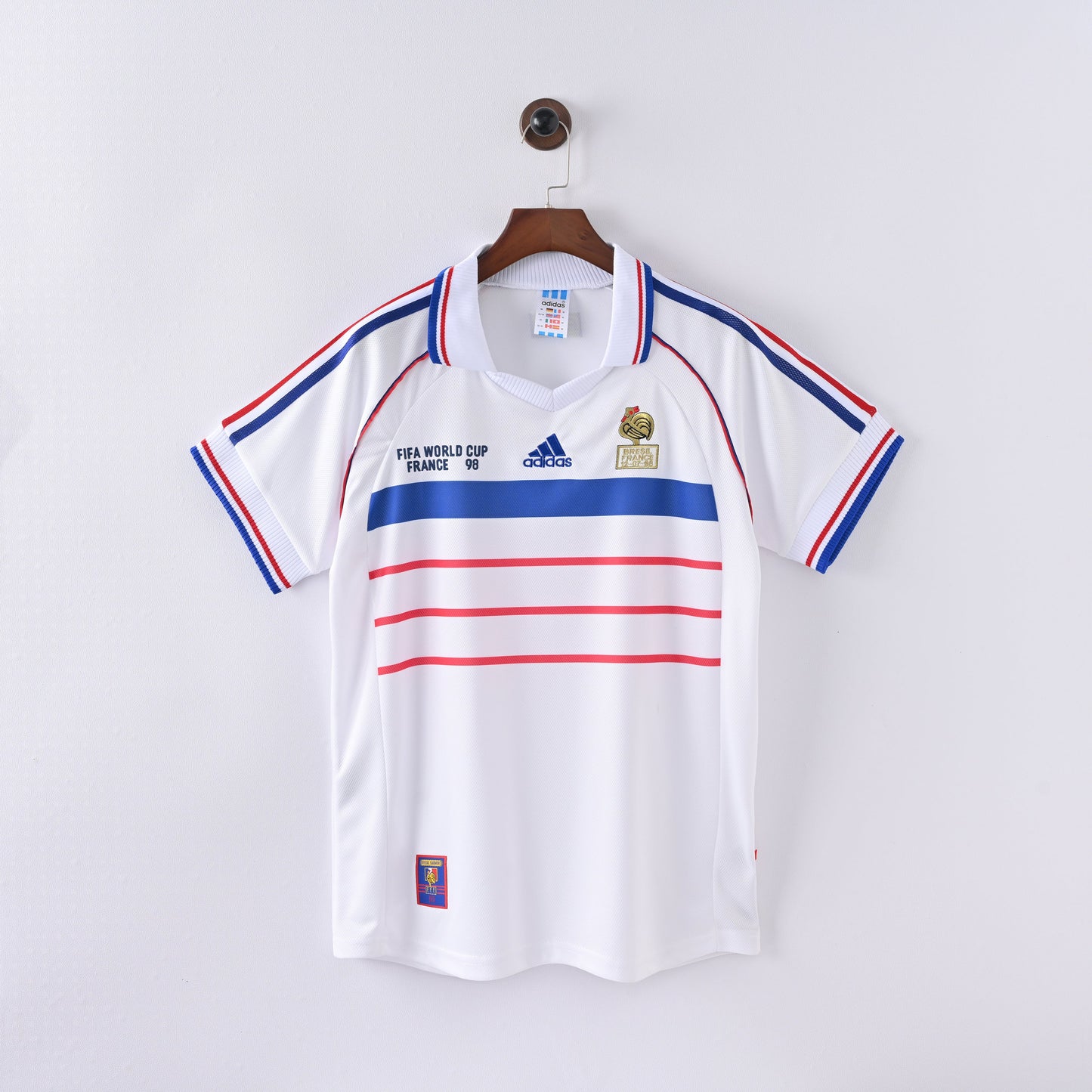 Maillot France Retro Vintage 1998 Exterieur Homme
