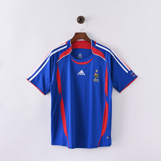 Maillot France Retro Vintage 2006 Domicile Homme