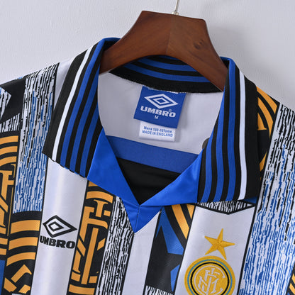 Maillot Inter Milan Retro Vintage 1995-1996 Exterieur Homme