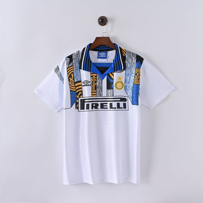Maillot Inter Milan Retro Vintage 1995-1996 Exterieur Homme