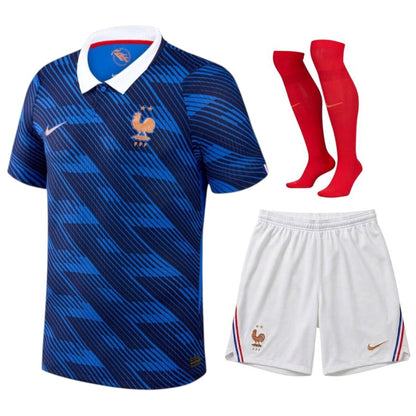Nouveau Maillot Kit Enfant France Doue Domicile Coupe du Monde 2026