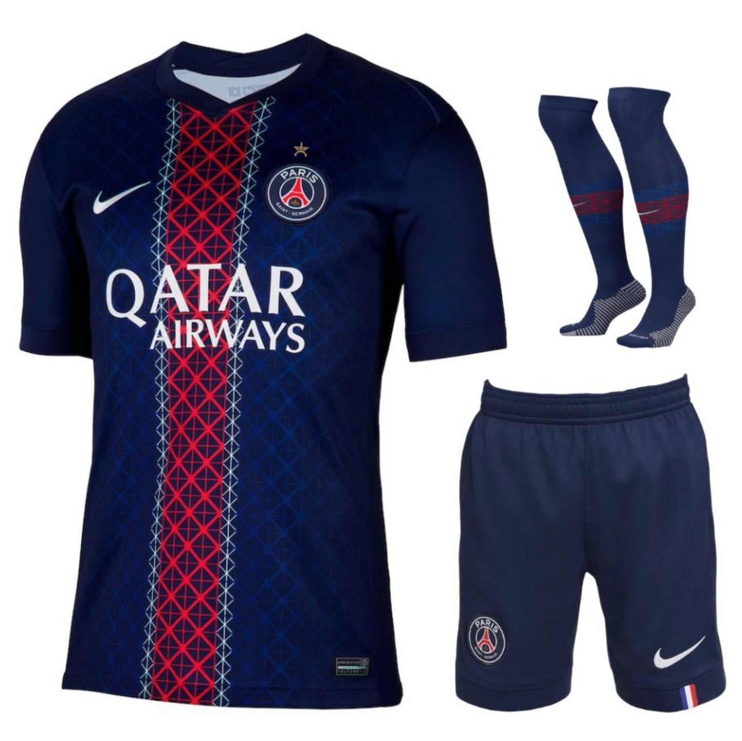 Maillot Kit Enfant 1 Etoile PSG Domicile 2025 2026