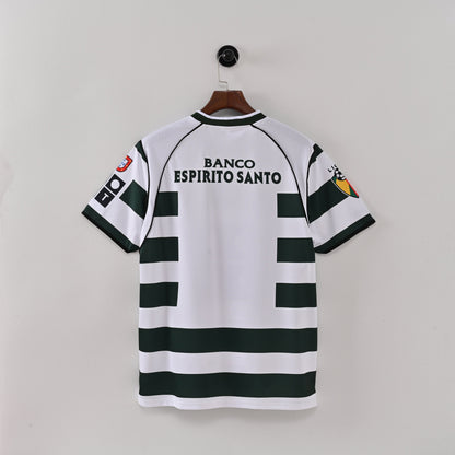 Maillot Sporting FC Retro Vintage 2002-2003 Domicile Homme