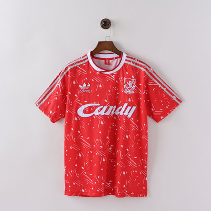 Maillot Liverpool Retro Vintage 1989-1991 Domicile Homme