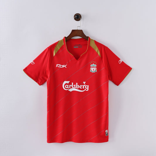 Maillot Liverpool Retro Vintage 2005-2006 Domicile Homme