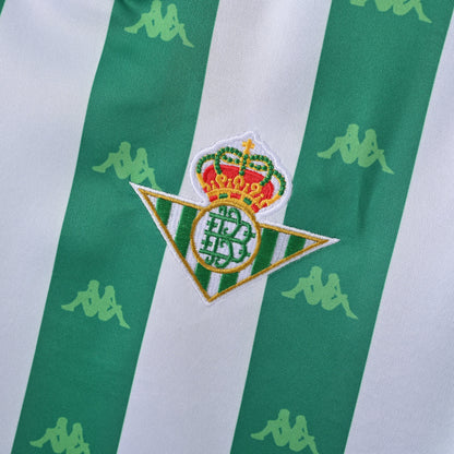Maillot Manches Longues Betis Seville Retro Vintage 1995-1997 Domicile Homme