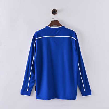 Maillot Bresil Retro Vintage Manches Longues 1998 Exterieur Homme
