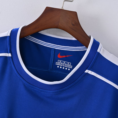 Maillot Bresil Retro Vintage Manches Longues 1998 Exterieur Homme