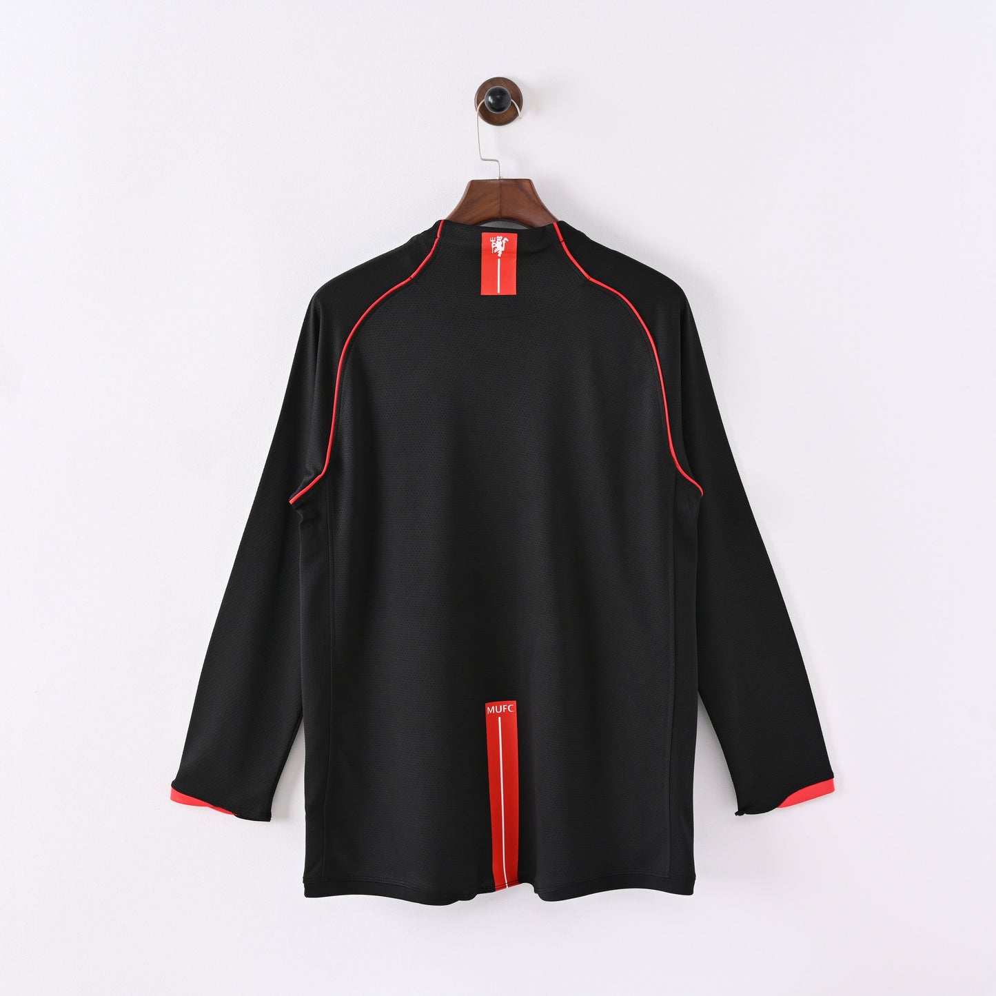 Maillot Manchester United Retro Vintage Manches Longues 2007-2008 Exterieur Homme