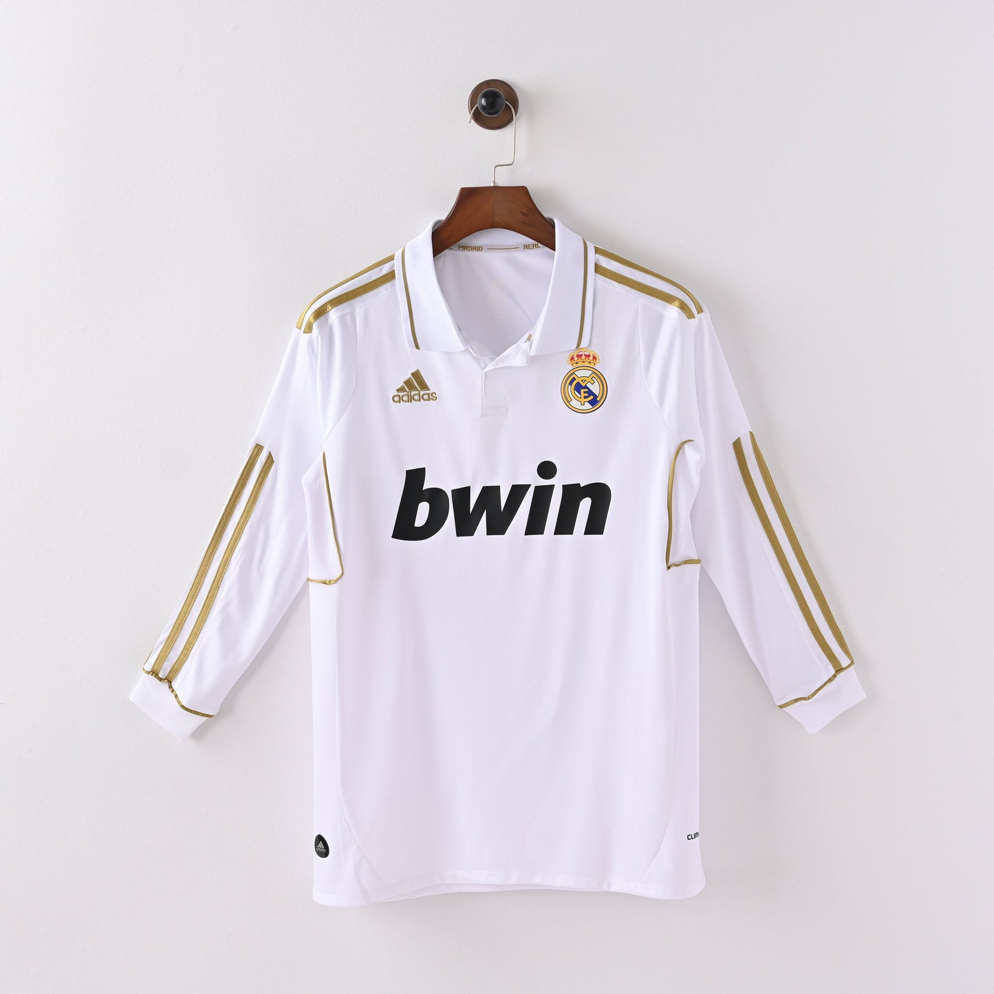 Maillot Real Madrid Manches Longues Retro Vintage 2011-2012 Domicile Homme