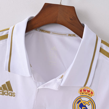 Maillot Real Madrid Manches Longues Retro Vintage 2011-2012 Domicile Homme