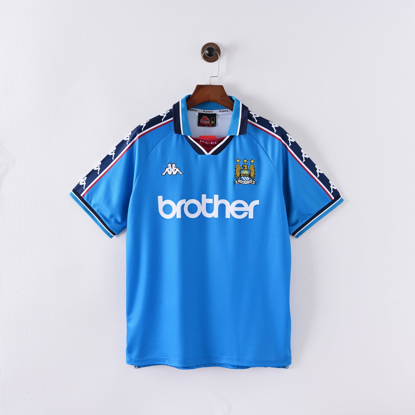 Maillot Manchester City Retro Vintage 1997-1999 Domicile Homme