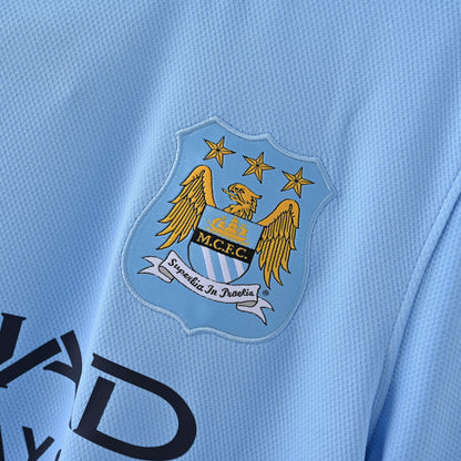 Maillot Manchester City Retro Vintage 2013-2014 Domicile Homme