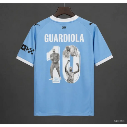 Maillot Manchester City Domicile 2026/2027 Pep Guardiola