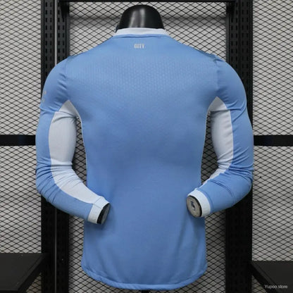 Maillot Manchester City Domicile 2026/2027 Version joueur Manches Longues