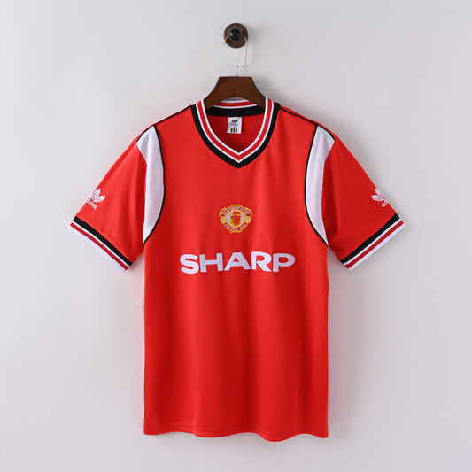 Maillot Manchester United Retro Vintage 1984-1985 Domicile Homme
