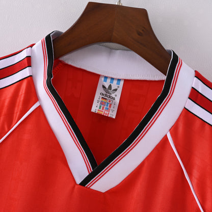 Maillot Manchester United Retro Vintage 1989-1990 Domicile Homme
