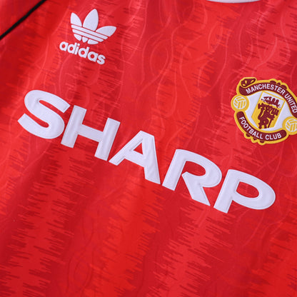 Maillot Manchester United Retro Vintage 1991-1992 Domicile Homme