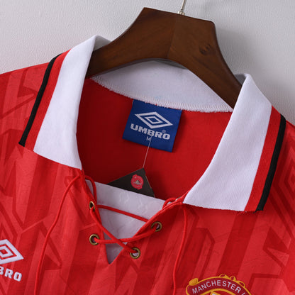 Maillot Manchester United Retro Vintage 1993-1994 Domicile Homme