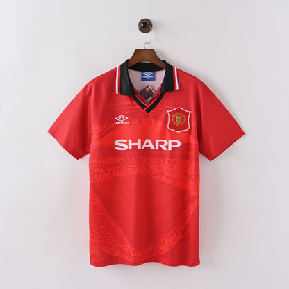 Maillot Manchester United Retro Vintage 1994-1996 Domicile Homme