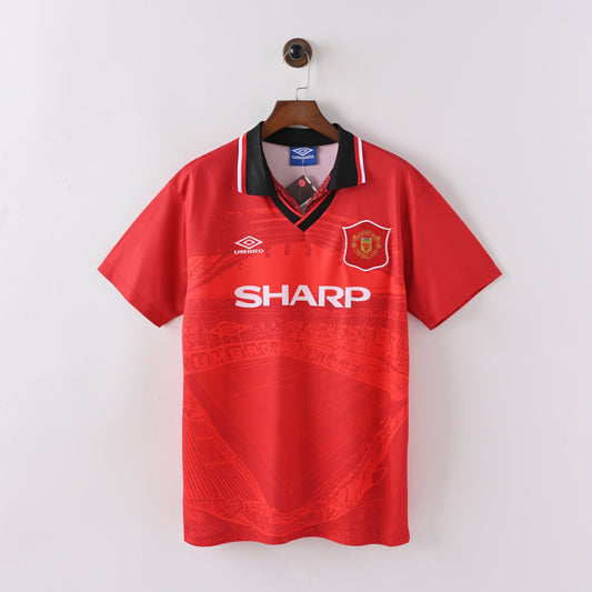 Maillot Manchester United Retro Vintage 1994-1996 Domicile Homme