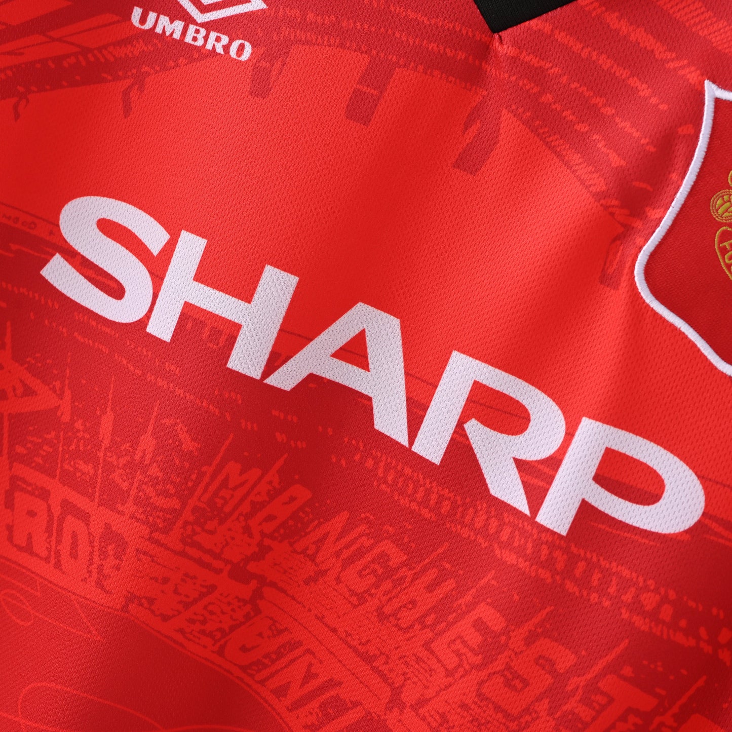 Maillot Manchester United Retro Vintage 1994-1996 Domicile Homme