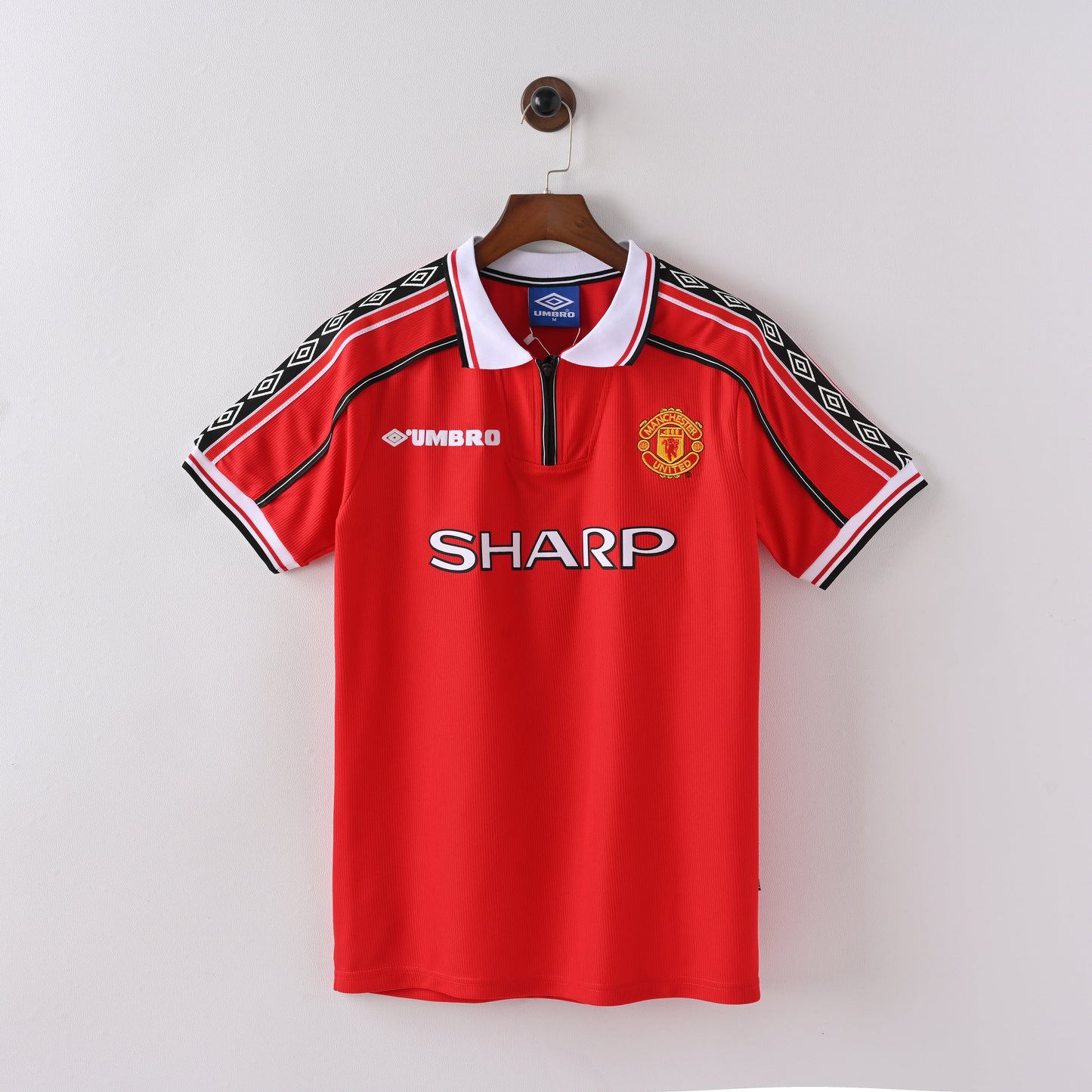 Maillot Manchester United Retro Vintage 1998-1999 Domicile Homme