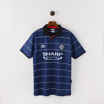 Maillot Manchester United Retro Vintage 1999-2000 Exterieur Homme
