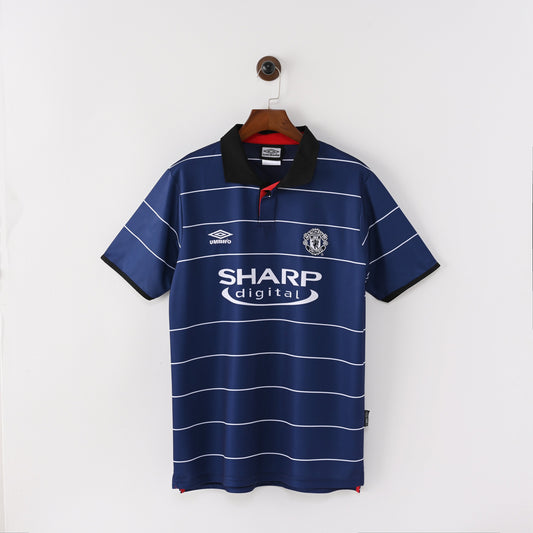 Maillot Manchester United Retro Vintage 1999-2000 Exterieur Homme