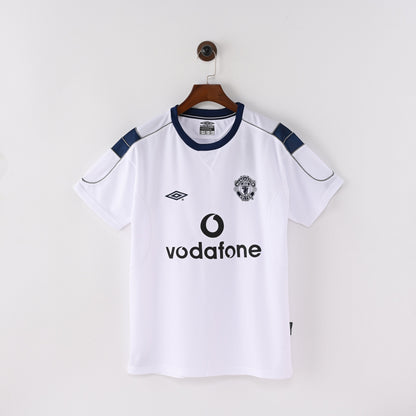 Maillot Manchester United Retro Vintage 2000-2001 Exterieur Homme