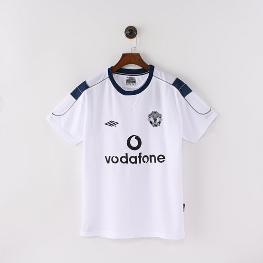 Maillot Manchester United Retro Vintage 2000-2001 Exterieur Homme