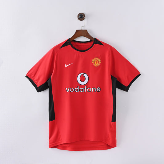 Maillot Manchester United Retro Vintage 2002-2003 Domicile Homme