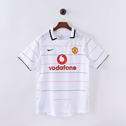 Maillot Retro Vintage Manchester United 2003-2004 Exterieur Retro Vintage Homme