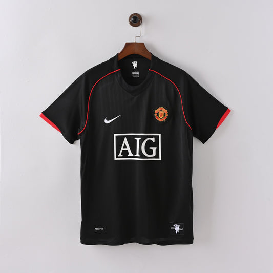 Maillot Manchester United Retro Vintage 2007-2008 Exterieur Homme