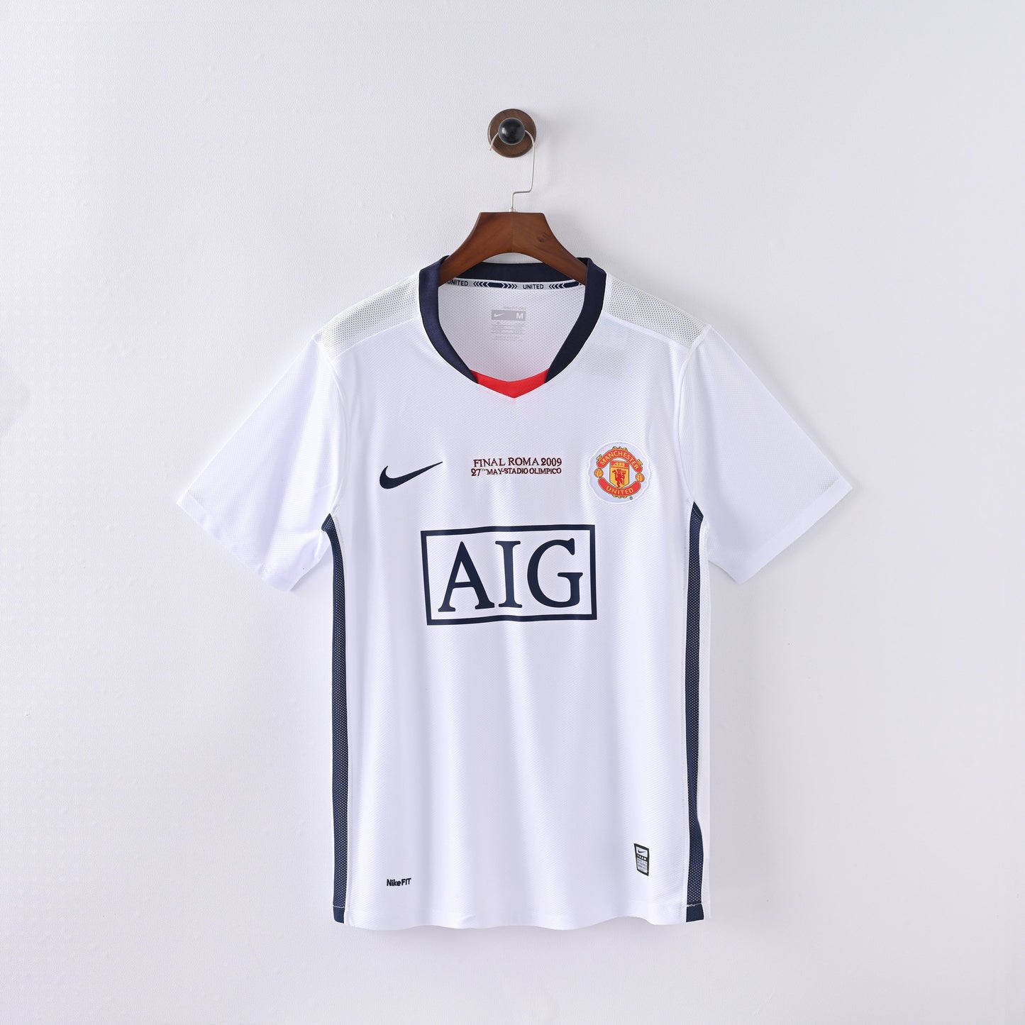 Maillot Manchester United Retro Vintage 2008-2009 Exterieur Homme