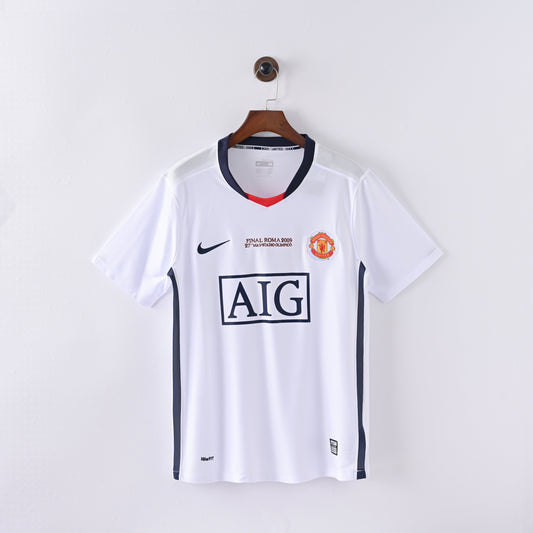Maillot Manchester United Retro Vintage 2008-2009 Exterieur Homme