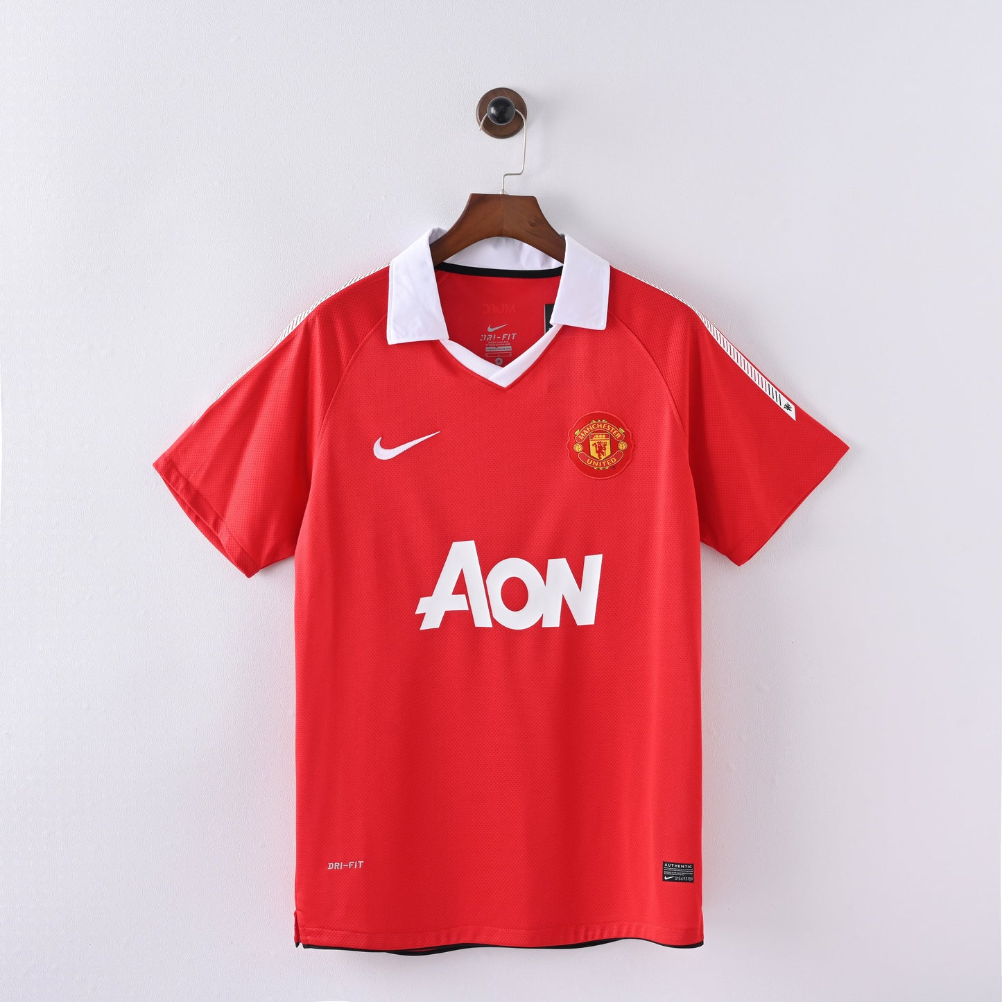 Maillot Manchester United Retro Vintage 2010-2011 Domicile Homme