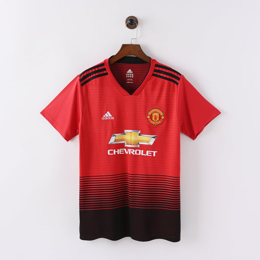 Maillot Manchester United Retro Vintage 2018-2019 Domicile Homme