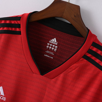 Maillot Manchester United Retro Vintage 2018-2019 Domicile Homme