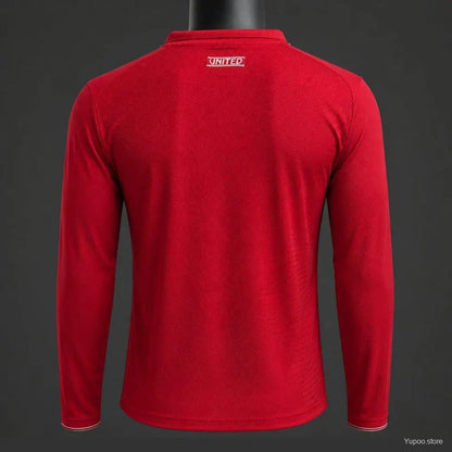 Maillot Manchester United Domicile Version Joueur 2026/2027 manches longues